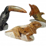 Piezas figura en piedra