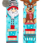 Par de medias navideñas